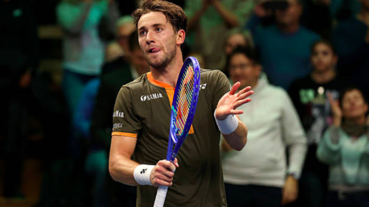 Casper Ruud, campeón en el ATP Estocolmo. Fuente: Getty