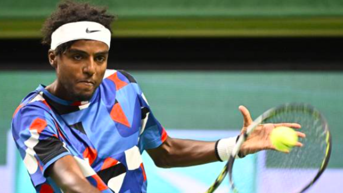 Elias Ymer, sconfitto nell'ATP Stoccolma.