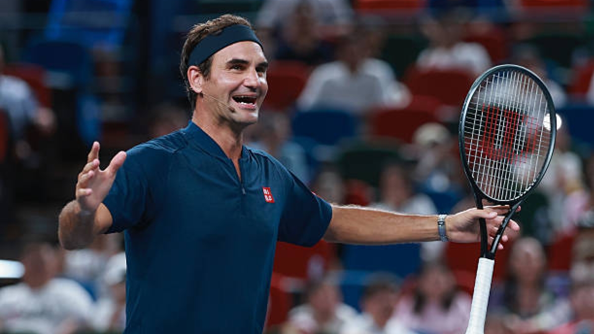 Así fue la vuelta a las pistas de Roger Federer en Shanghái. Foto: Gettyimages
