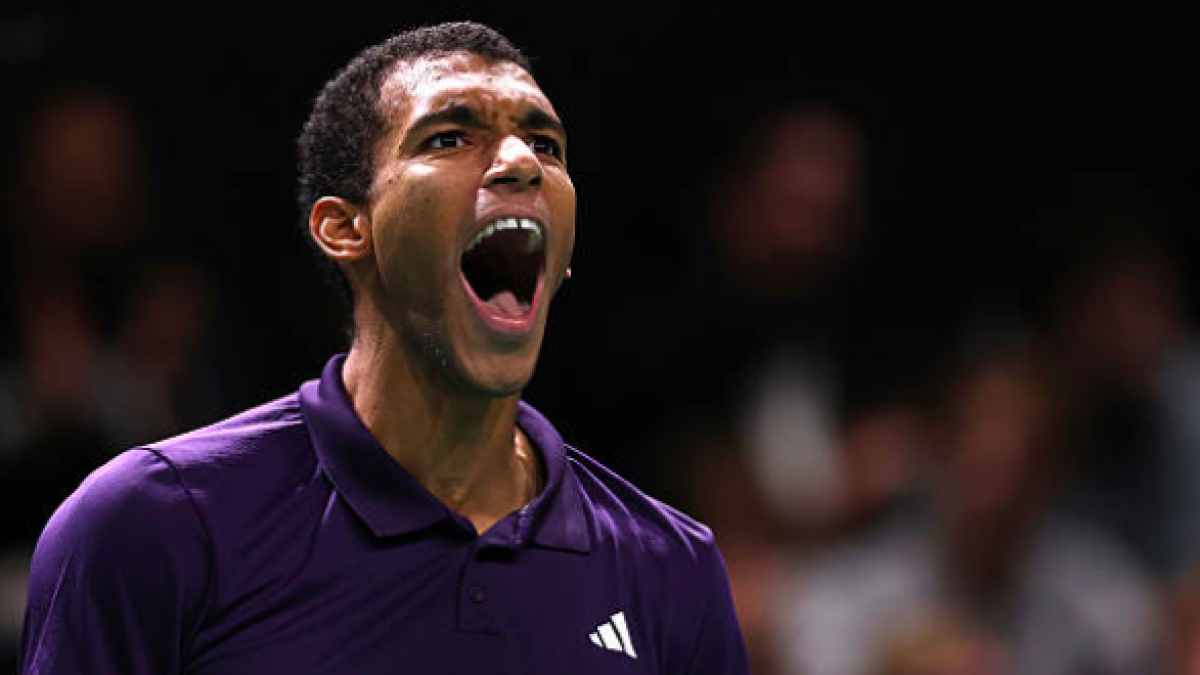 费利克斯·奥热-阿利亚辛晋级巴黎大师赛半决赛。来源：Getty