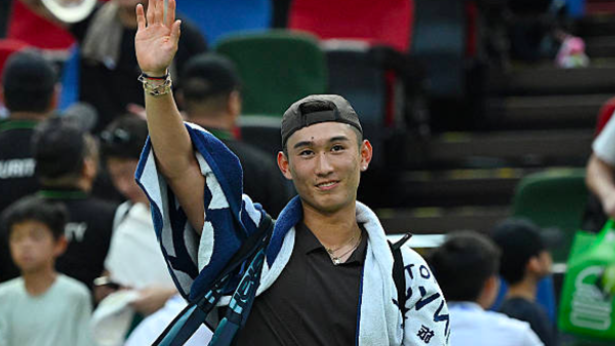 Jerry Shang se despide del Masters 1000 de Shanghái 2025. Fuente: Getty
