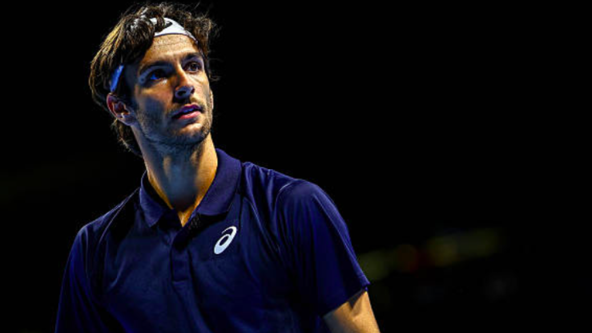 Lorenzo Musetti, oppresso dai punti della Race. Fonte: Getty