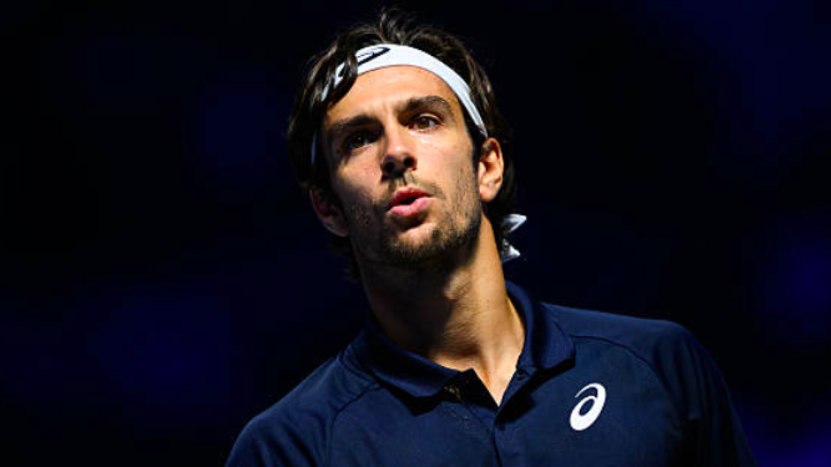 Lorenzo Musetti advances to quarterfinals in Vienna. Source: Getty