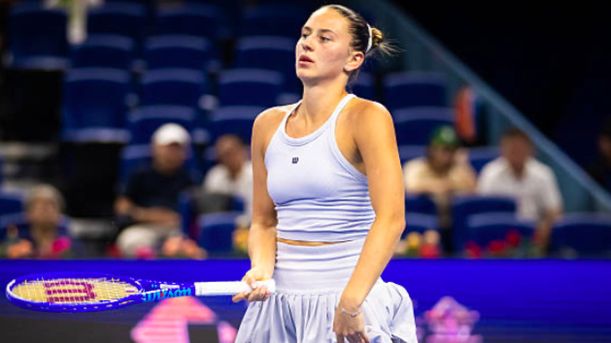 Marta Kostyuk justifica por qué no es capaz de llegar al top10. Fuente: Getty