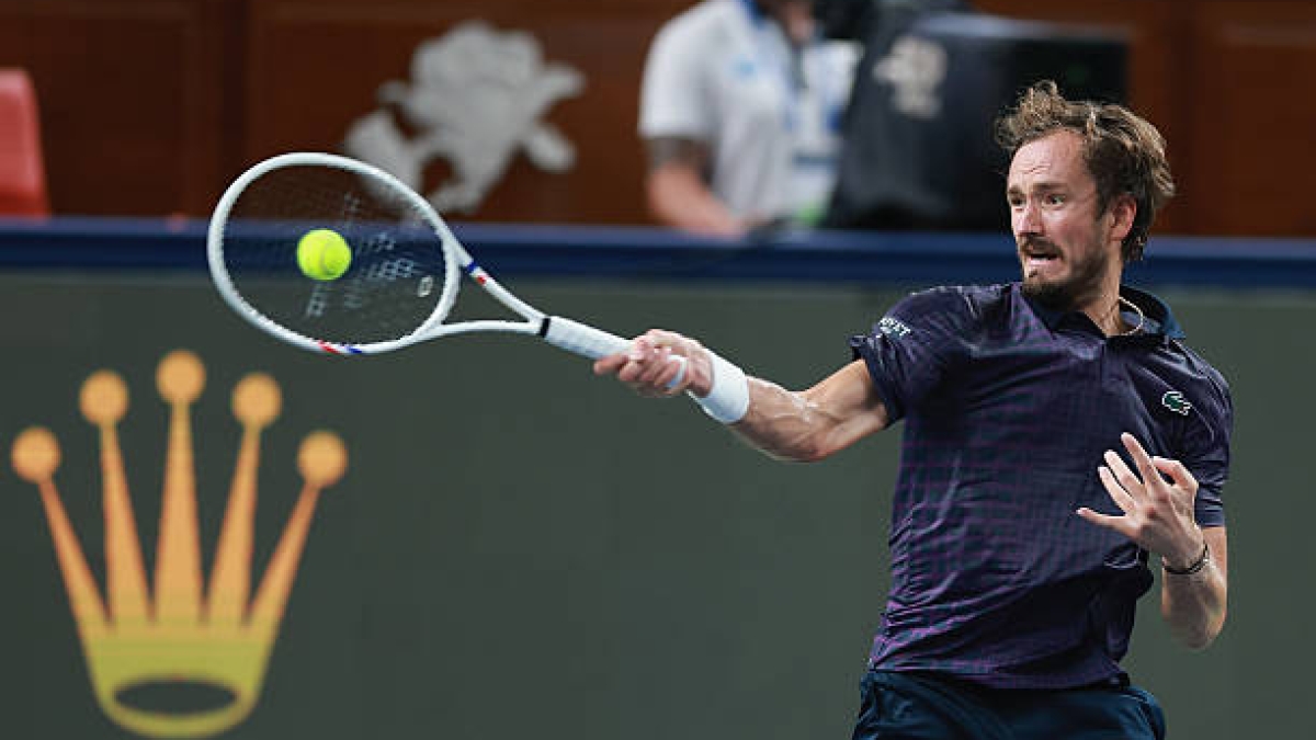 Medvedev becomes the fourth active tennis player with the most victories against Top 10. Photo: Gettyimages