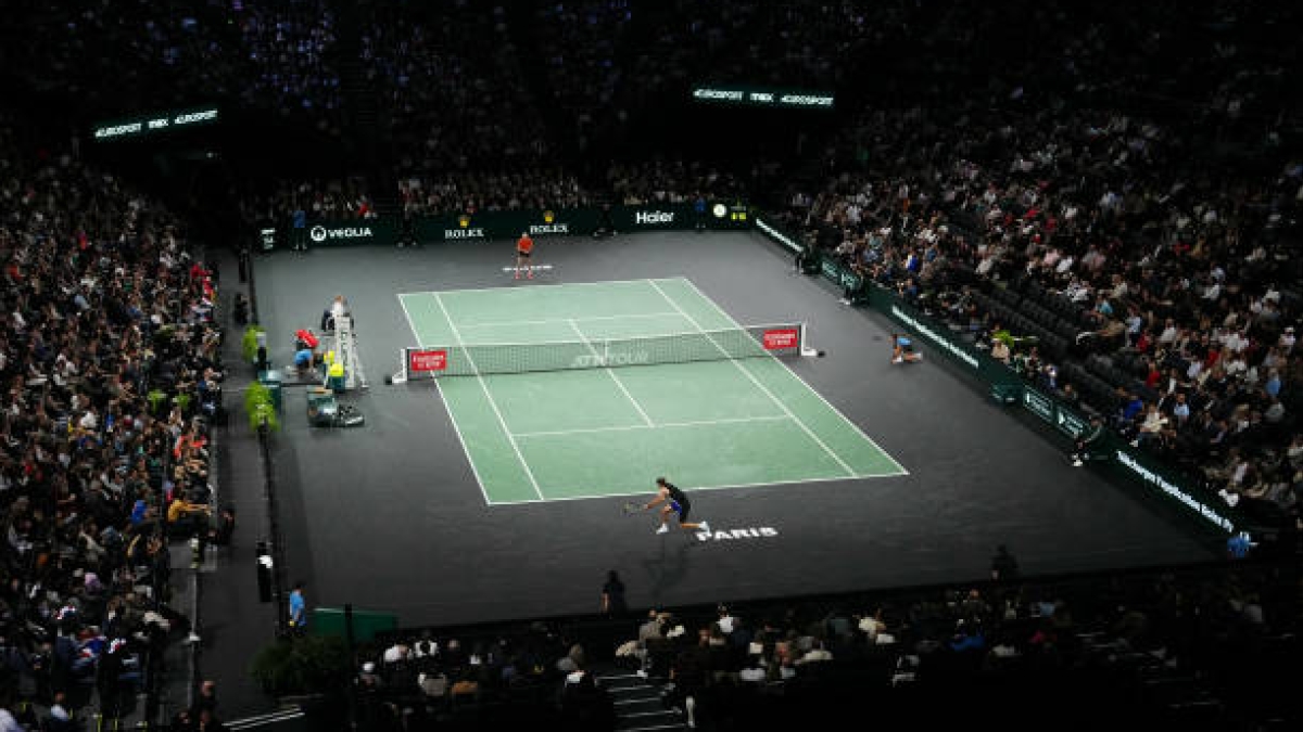 Le directeur du Masters 1000 de Paris confirme que les pistes seront plus lentes pour correspondre aux conditions des ATP Finals. Photo : Gettyimages