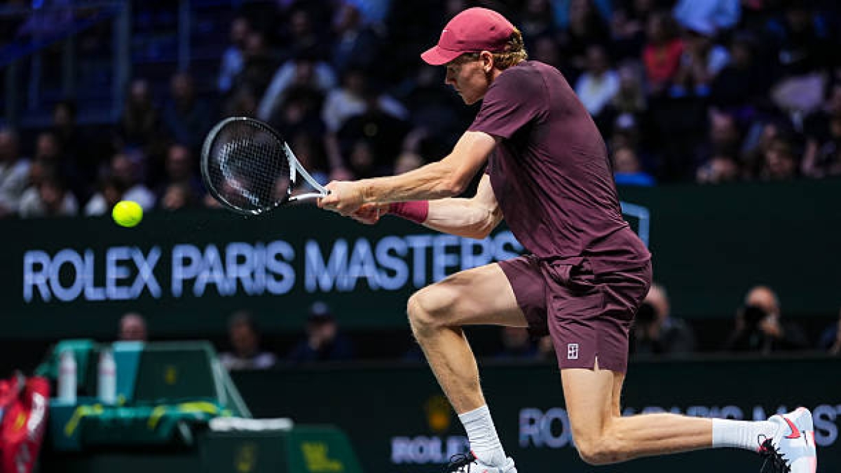Sinner et une donnée de régularité brutale avec laquelle il égale Djokovic. Photo : Gettyimages
