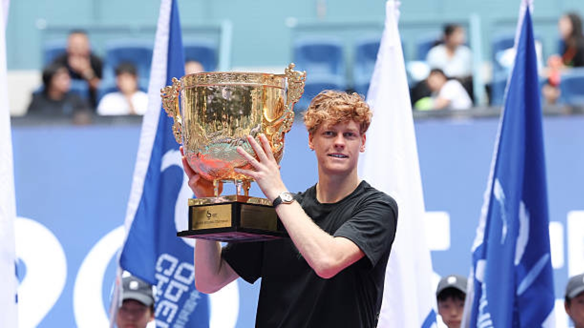 Sinner, con i piedi per terra dopo la vittoria a Pechino: "Solo sono un ragazzo normale di 24 anni che cerca di giocare a tennis nel miglior modo possibile". Foto: Gettyimages