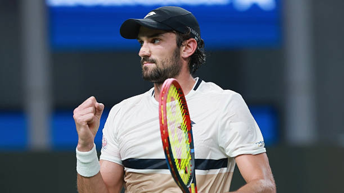 This is Vacherot's historic rise in the ATP ranking after winning in Shanghai. Photo: Gettyimages