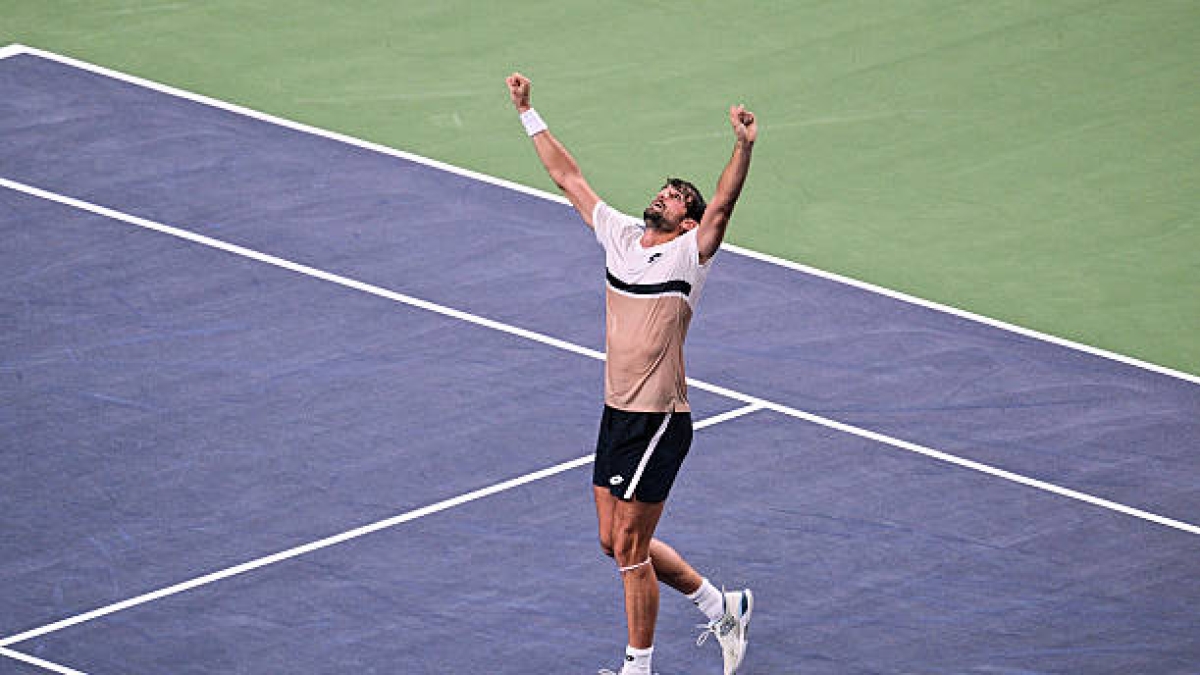 Vacherot, from not leaving Challenger tournaments to reaching Masters 1000 quarterfinals: "This is the reward for everything I have suffered". Photo: Getty Images
