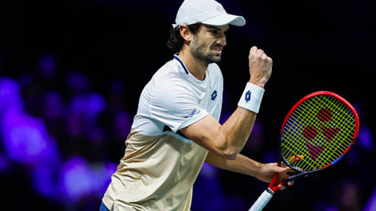 Valentin Vacherot defeats Rinderknech again. Source: Getty