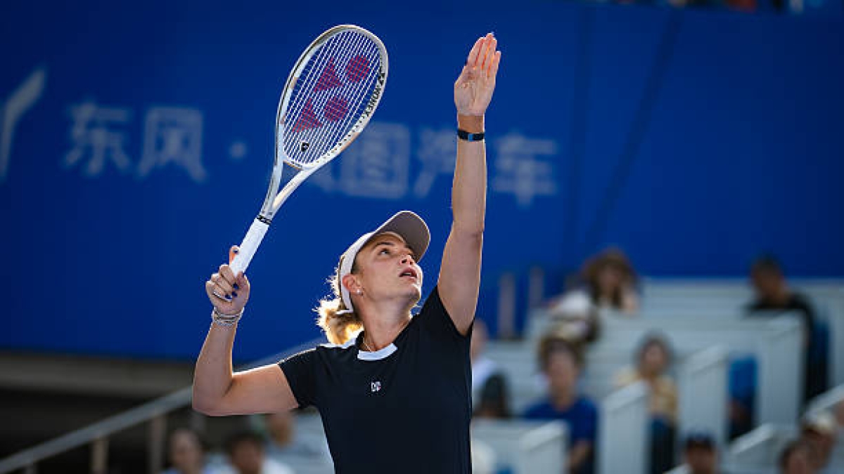 WTA Chennai 2025. Venkic cumple y la cabeza de serie número uno cae. Foto: Gettyimages