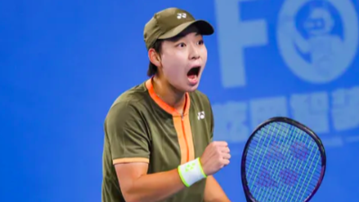 WTA Jiujiang 2025. Bai se queda como la última esperanza local. Fuente: Getty
