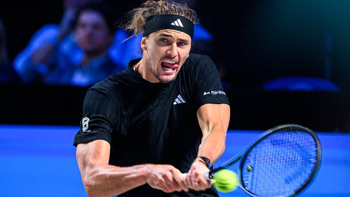 Zverev makes a statement against Musetti and sets up a meeting with Sinner. Photo: Getty.