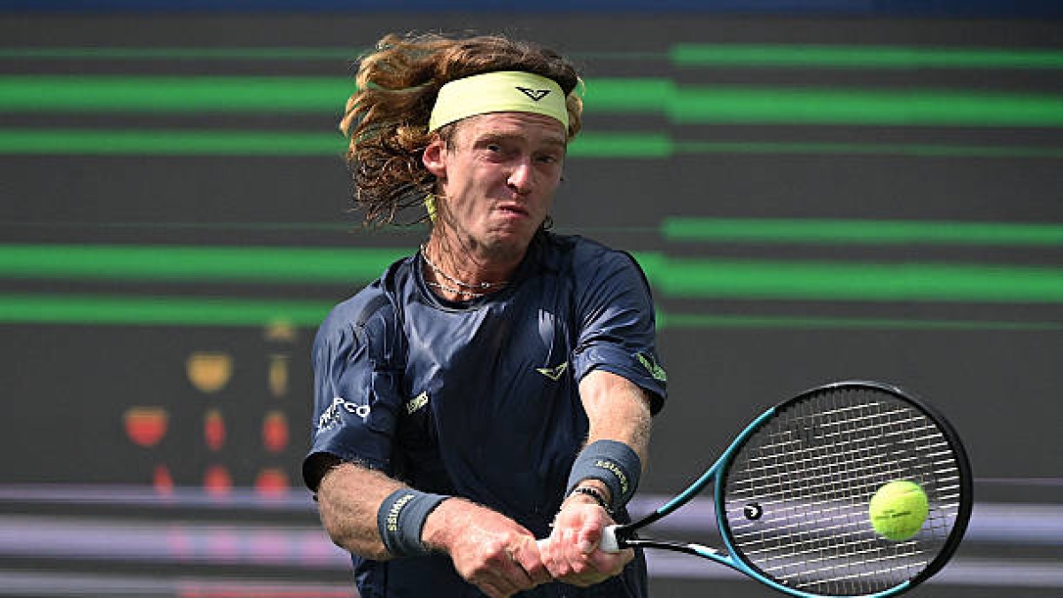 Andrey Rublev disperato. Foto: gettyimages