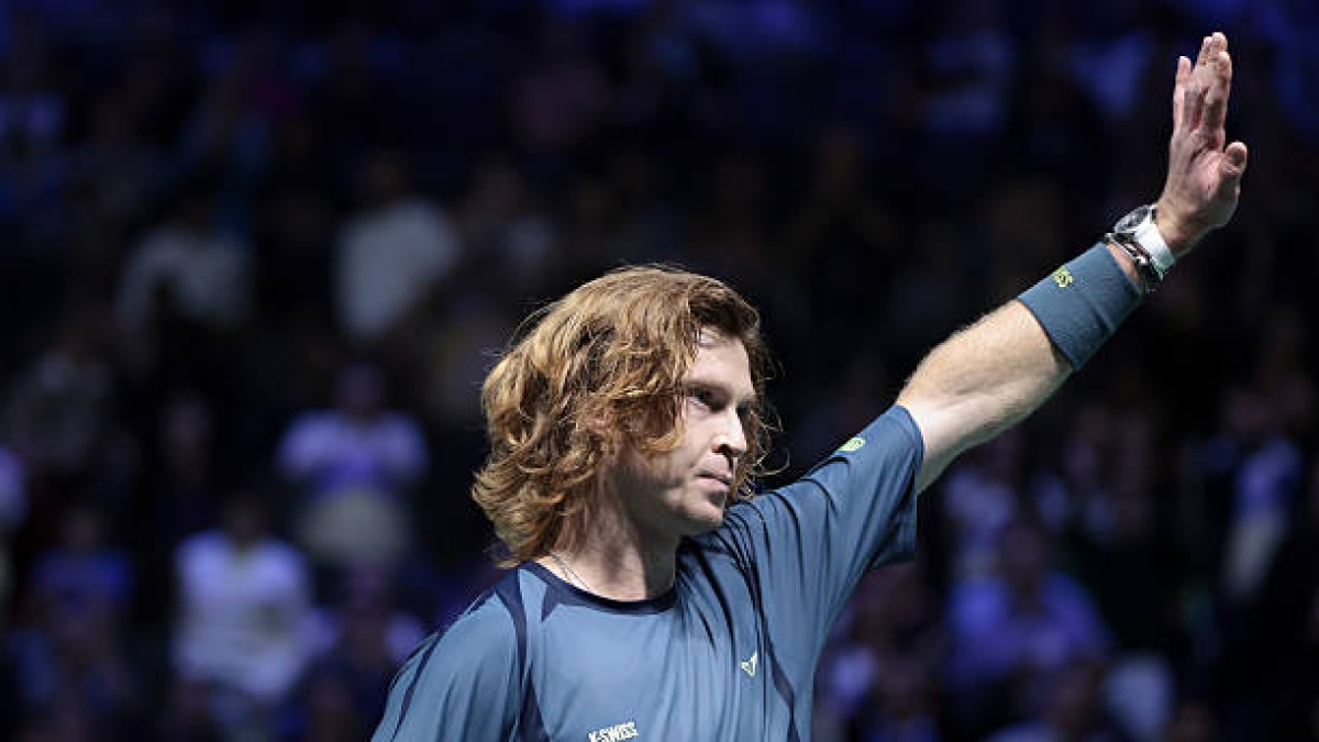 Andrey Rublev à Paris. Photo : gettyimages