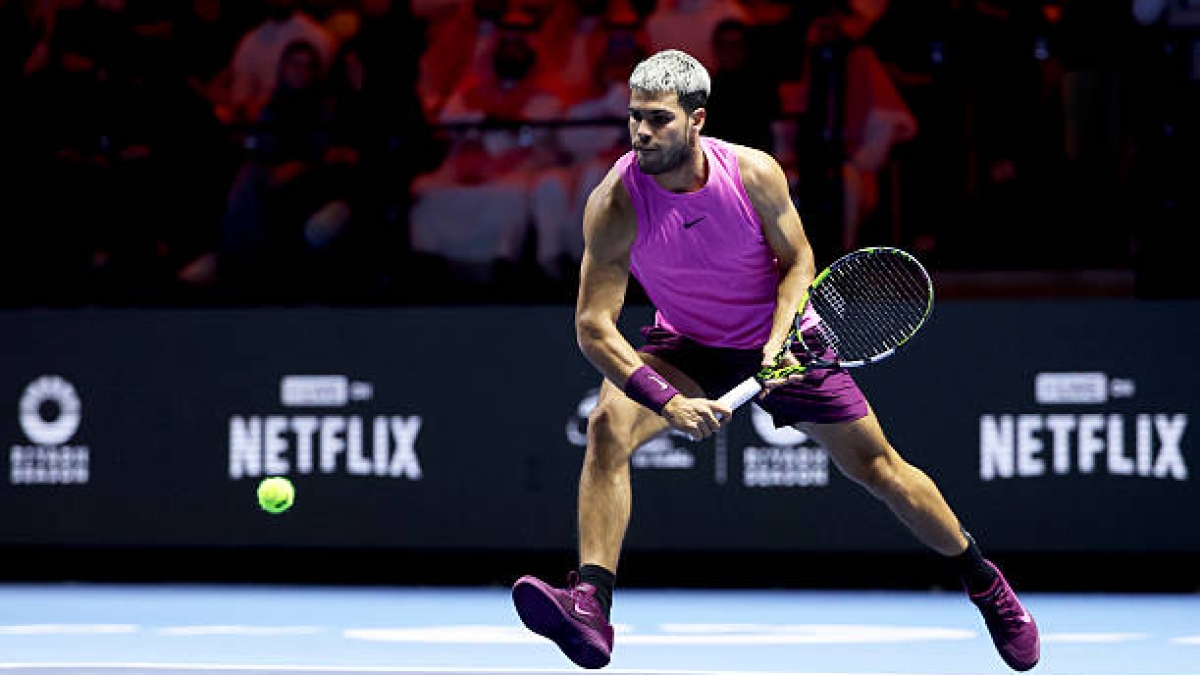 Carlos Alcaraz iguala a Kuerten en semanas como número 1. Foto: gettyimages