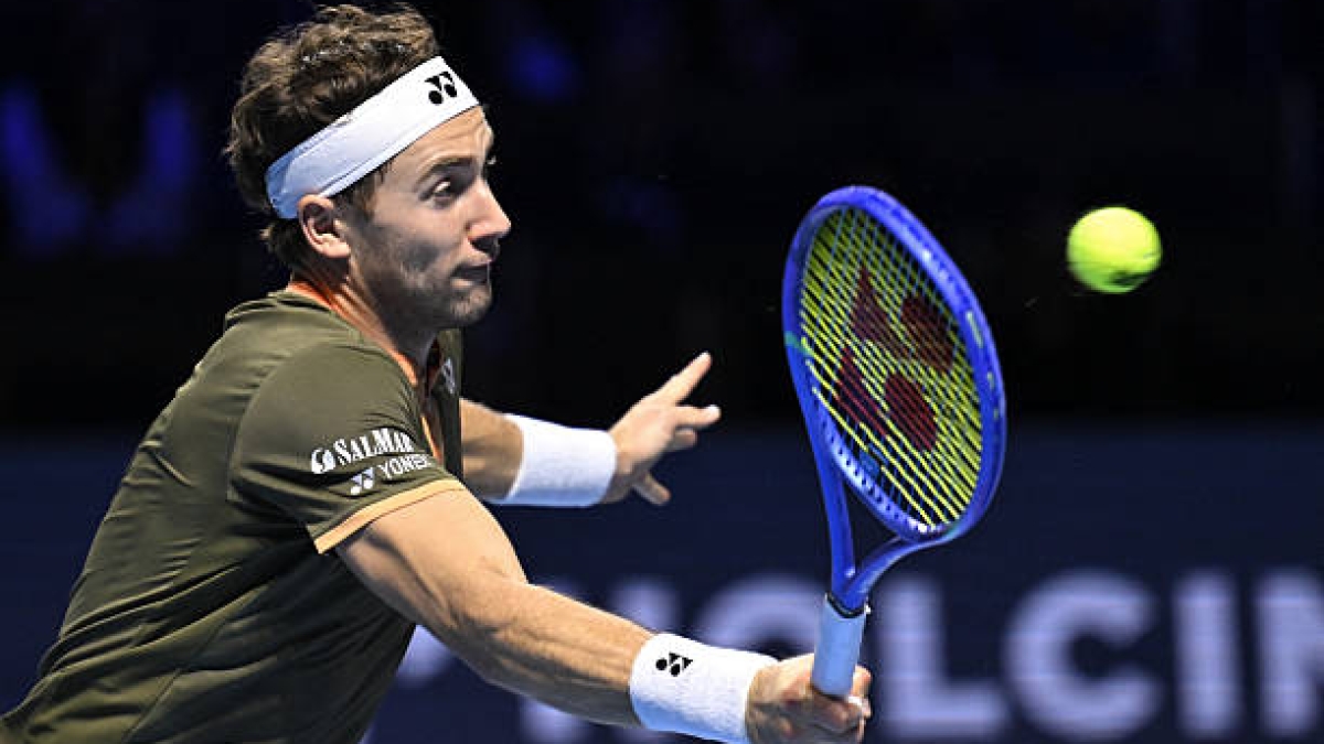 Casper Ruud at the ATP Rolex Paris Masters 2025 Media Day. Photo: Getty