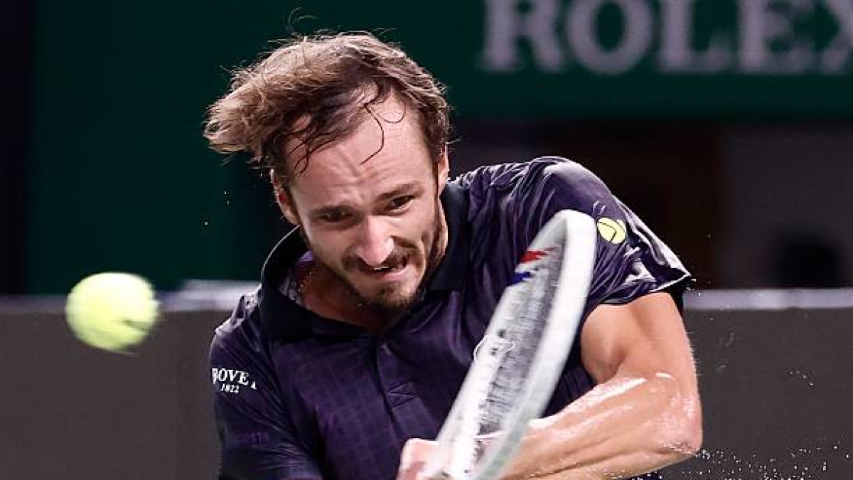Daniil Medvedev valorise son titre à Almaty. Photo : gettyimages.