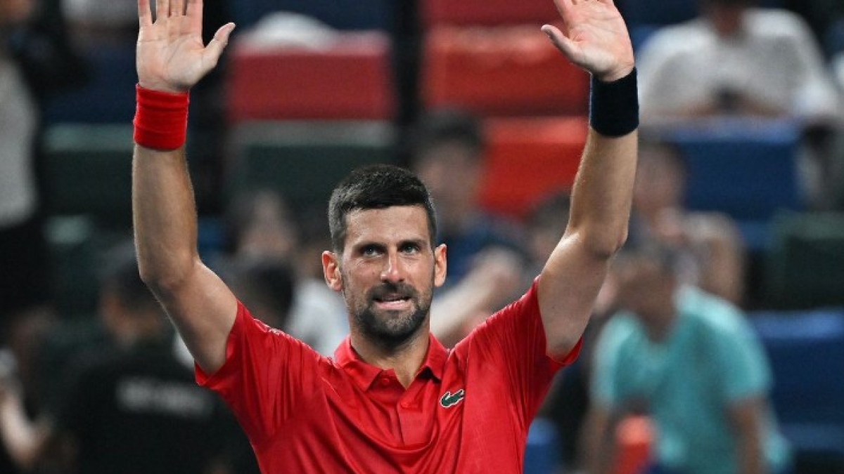 Djokovic refleja lo duro que es jugar en estas condiciones en Shanghai: "Es brutal". Foto: Getty