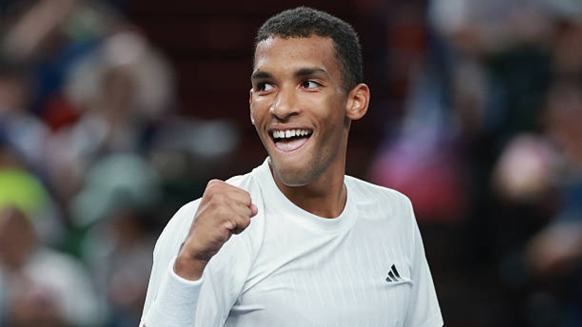 Felix Auger-Aliassime at ATP Shanghai 2025. Photo: Getty