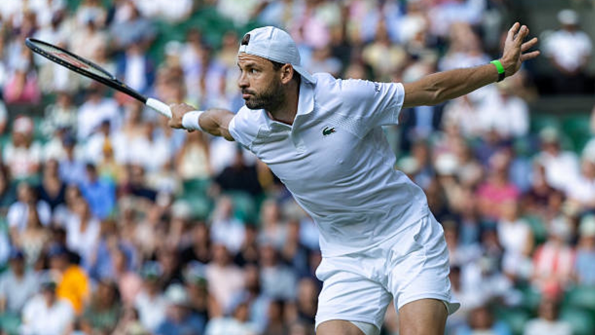 Monday's Order of Play on October 27th at the Rolex Paris Masters: the return of Dimitrov. Photo: Getty