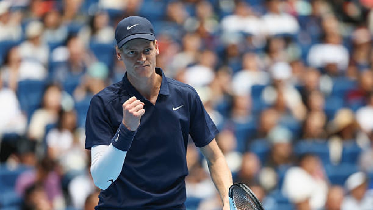 Jannik Sinner, cuándo y dónde ver en directo su debut en Shanghái. Foto: gettyimages