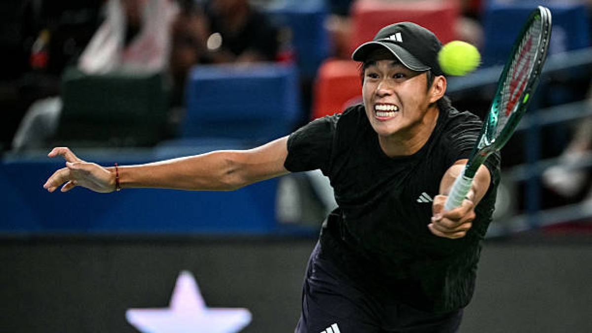 Learner Tien, analyzed by Agassi. Photo: gettyimages