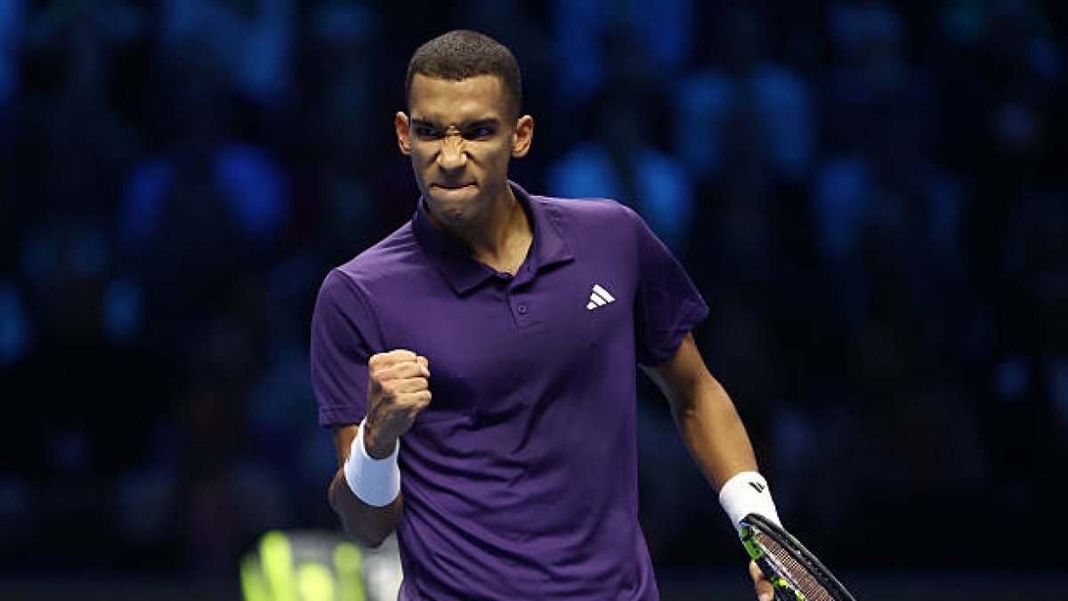 Auger-Aliassime donne une leçon de résistance et remonte contre un Shelton qui continue de ne pas exploiter les opportunités. Photo : Gettyimages
