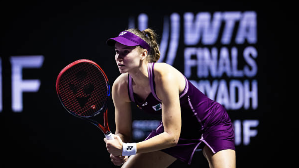 Elena Rybakina at the WTA Finals 2025. Photo: Getty