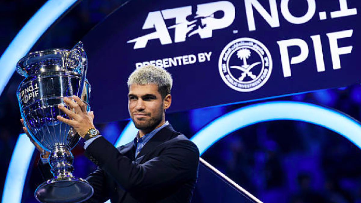 Carlos Alcaraz talks about how many Grand Slams he wants to win. Source: Getty