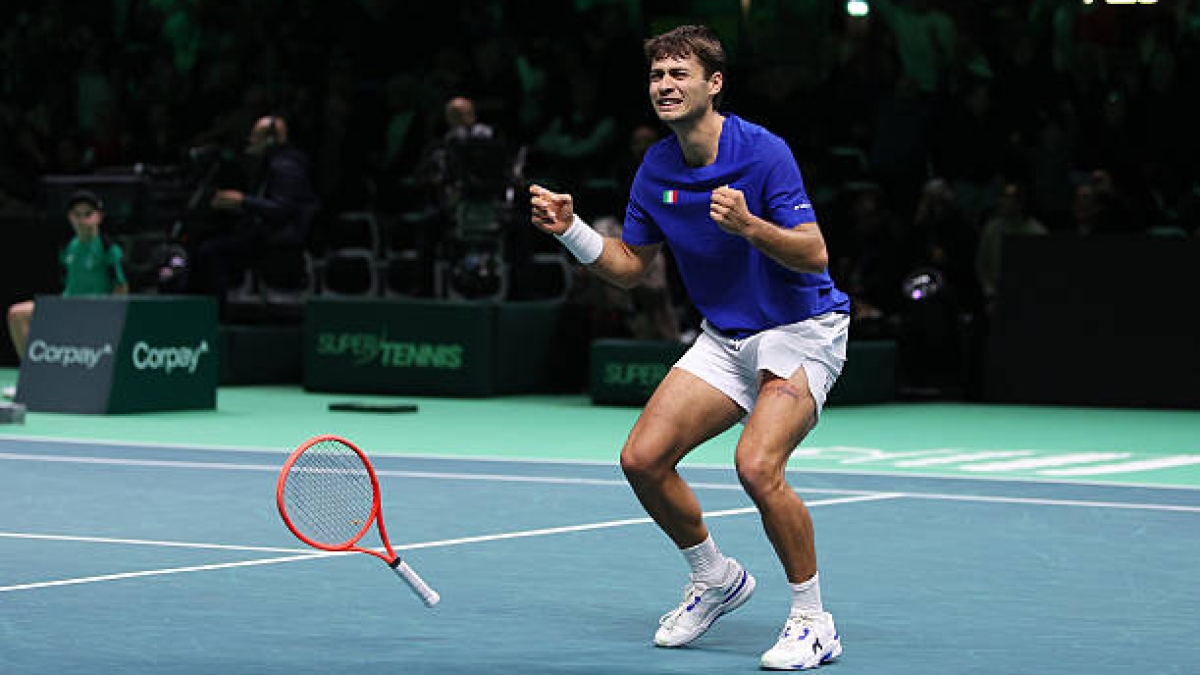 Munar falls with honors against Cobolli and Italy wins its third consecutive Davis Cup. Photo: Gettyimages