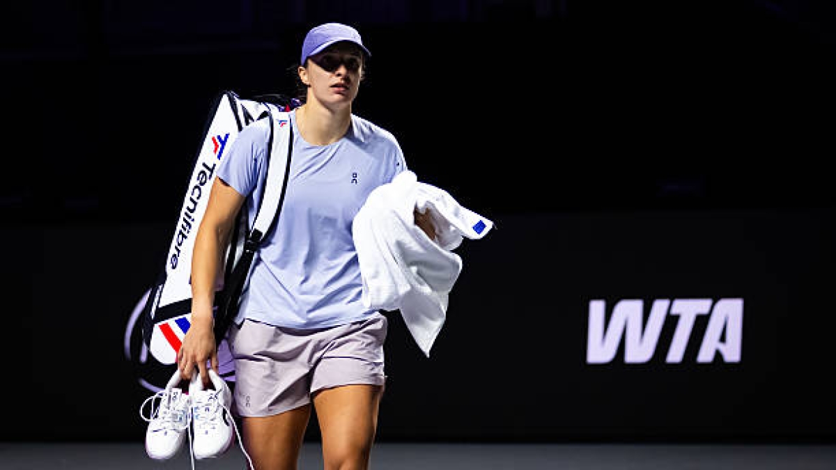Los datos que confirman el buen hacer de Swiatek en sus debuts en las WTA Finals. Foto: Gettyimages