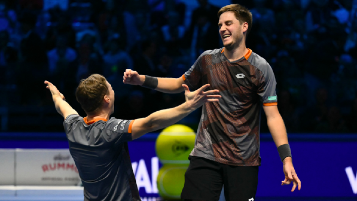 2025年的大师：Harri Heliovaara和Henry Patten。来源：Getty