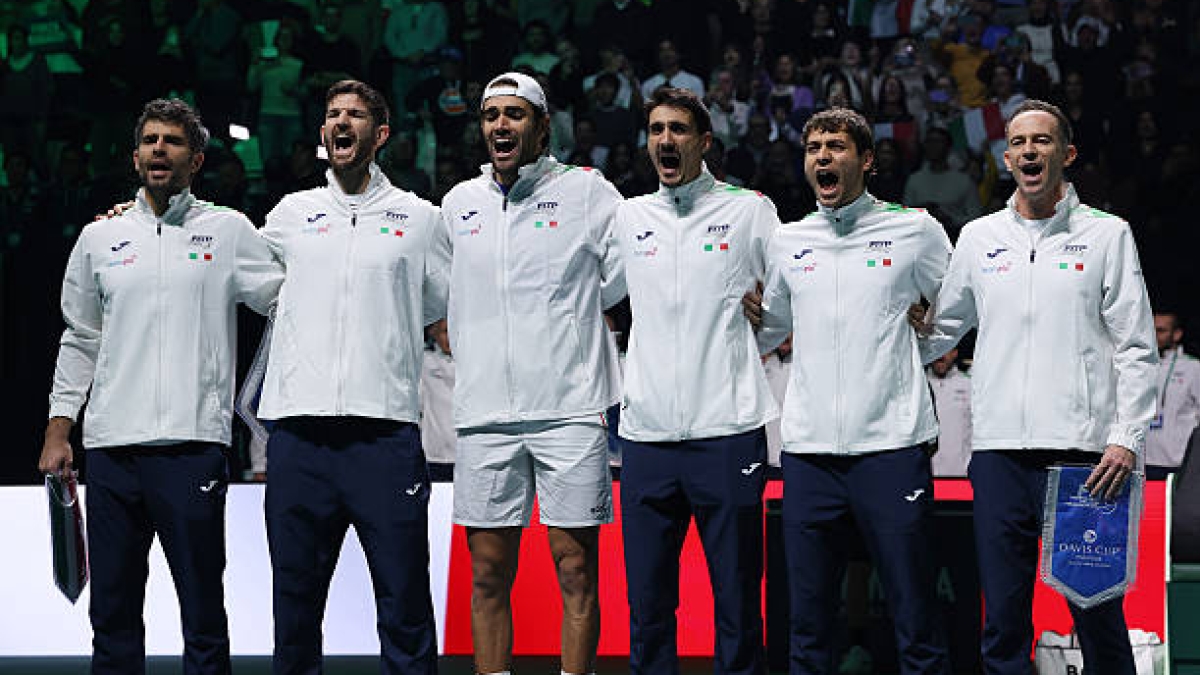 Italy Ends 53-Year Drought by Winning Three Consecutive Davis Cups. Photo: Gettyimages
