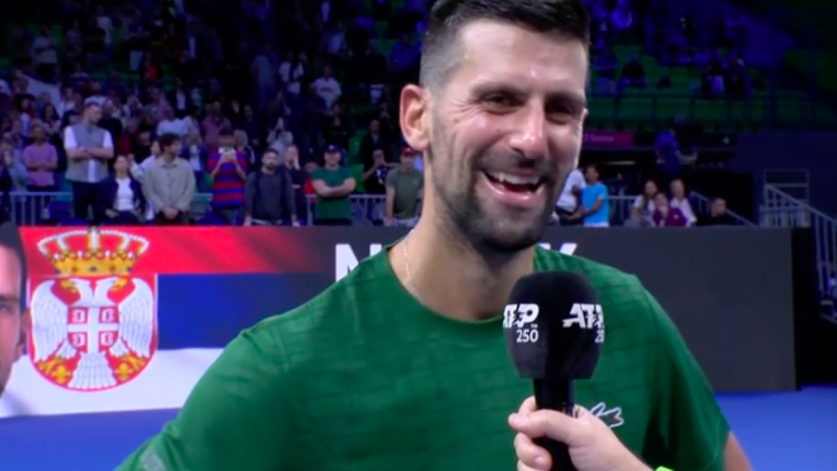 诺瓦克·约科维奇在雅典首秀后发言。来源：Getty