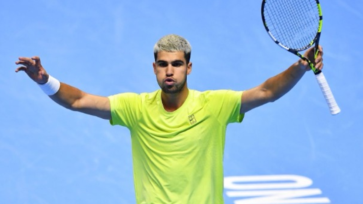 阿尔卡拉斯：「今天，我曾经以为丢掉了第一名的位置」。照片：盖蒂