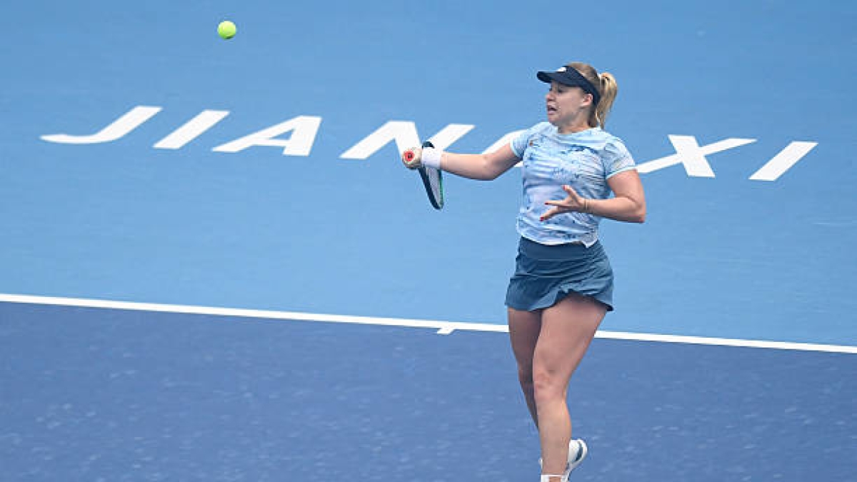 安娜·布林科娃，在九江赢得冠军。照片：gettyimages