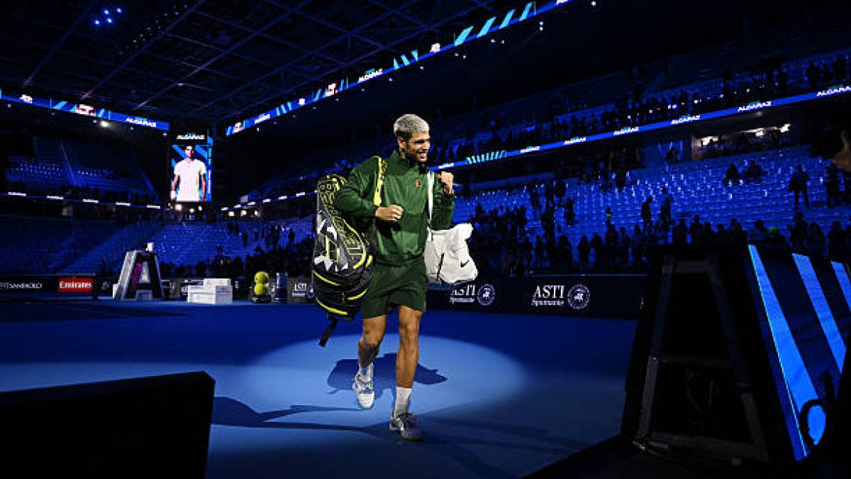Alcaraz joins the prestigious list of Spaniards with a final at ATP Finals 2025. Photo: Getty
