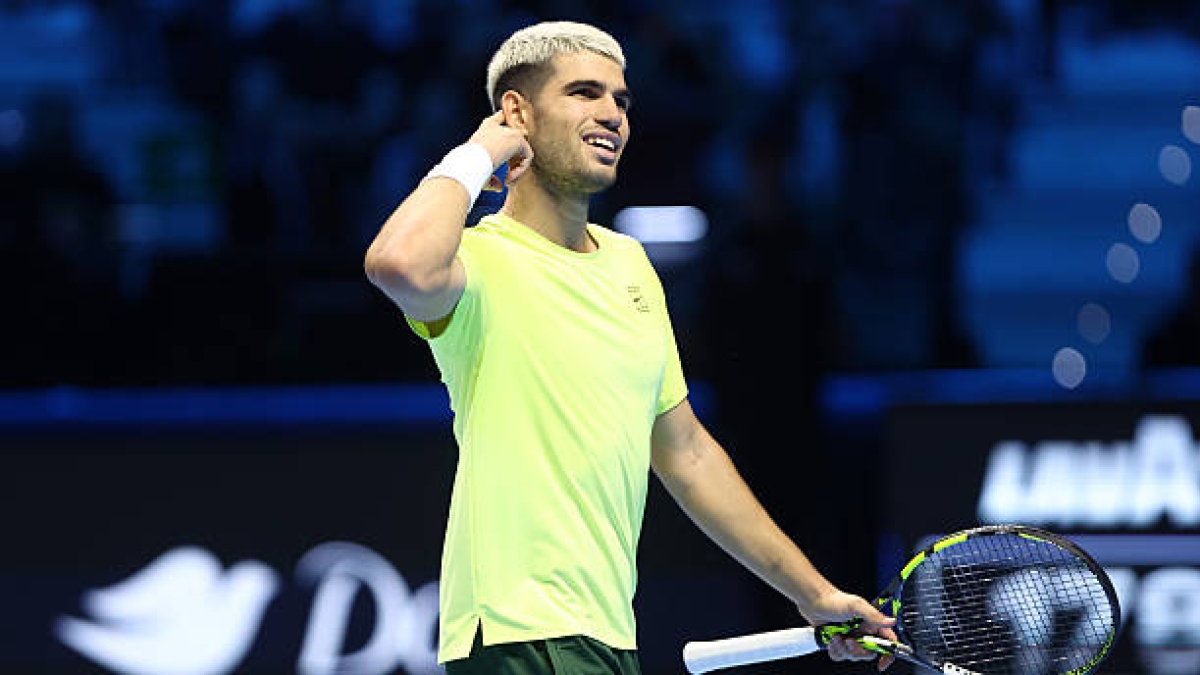 Carlos Alcaraz, cuándo juega ante Musetti en ATP Finals 2025. Foto: gettyimages