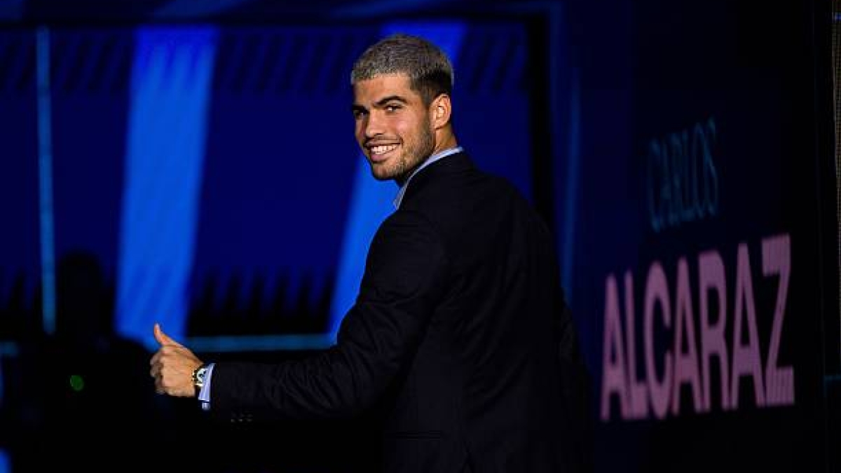 Alcaraz se pronuncia sobre la polémica pregunta de una extenista sobre si tiene novia o no. Foto: Getty