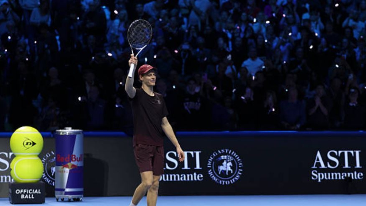 Jannik Sinner aux Finales ATP 2025. Photo : Getty