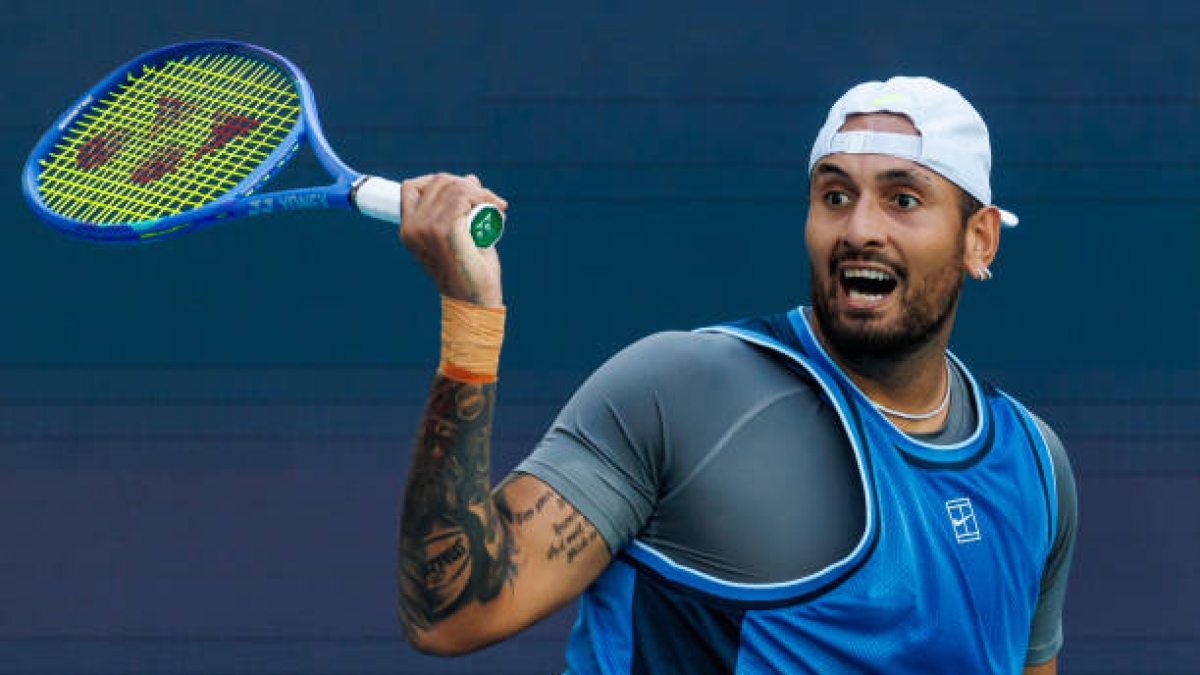 凯里奥斯将再次参赛，与萨巴伦卡展开新一轮男女之战。 来源：Getty