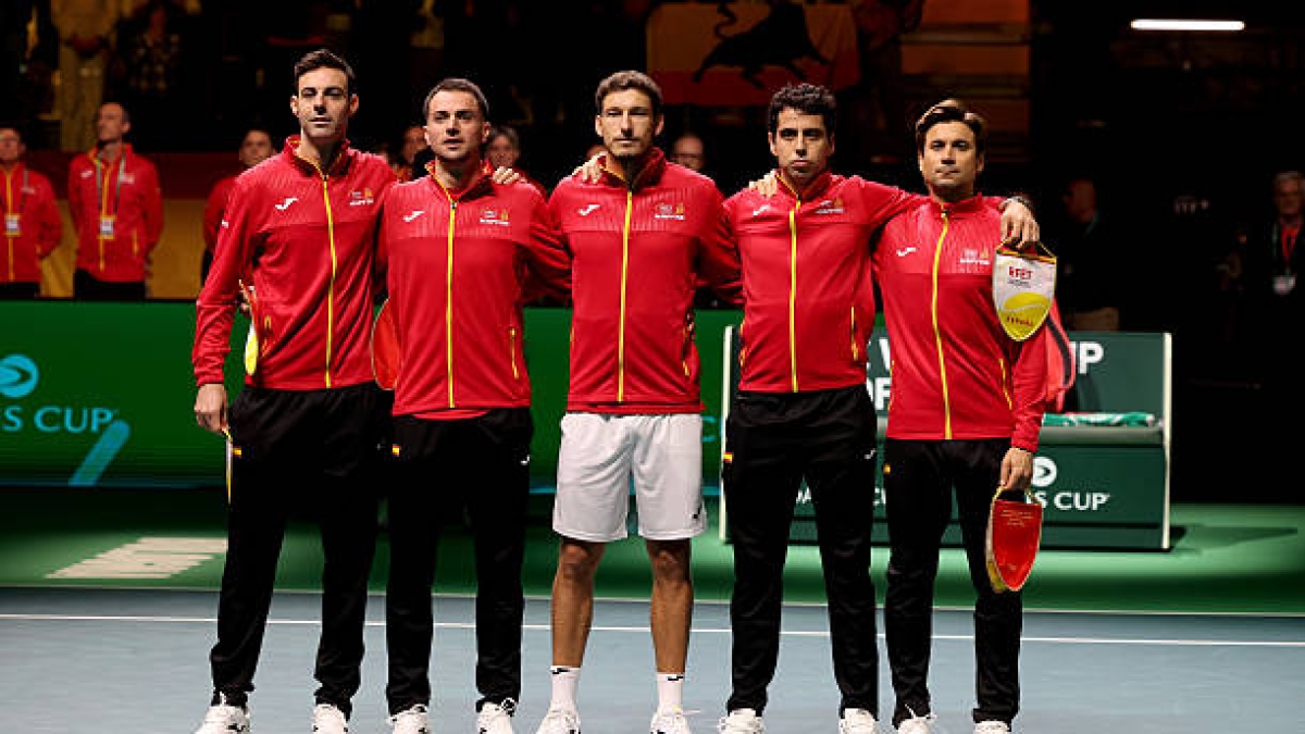 Horario y dónde ver la final de la Copa Davis 2025 entre España e Italia. Foto: Getty