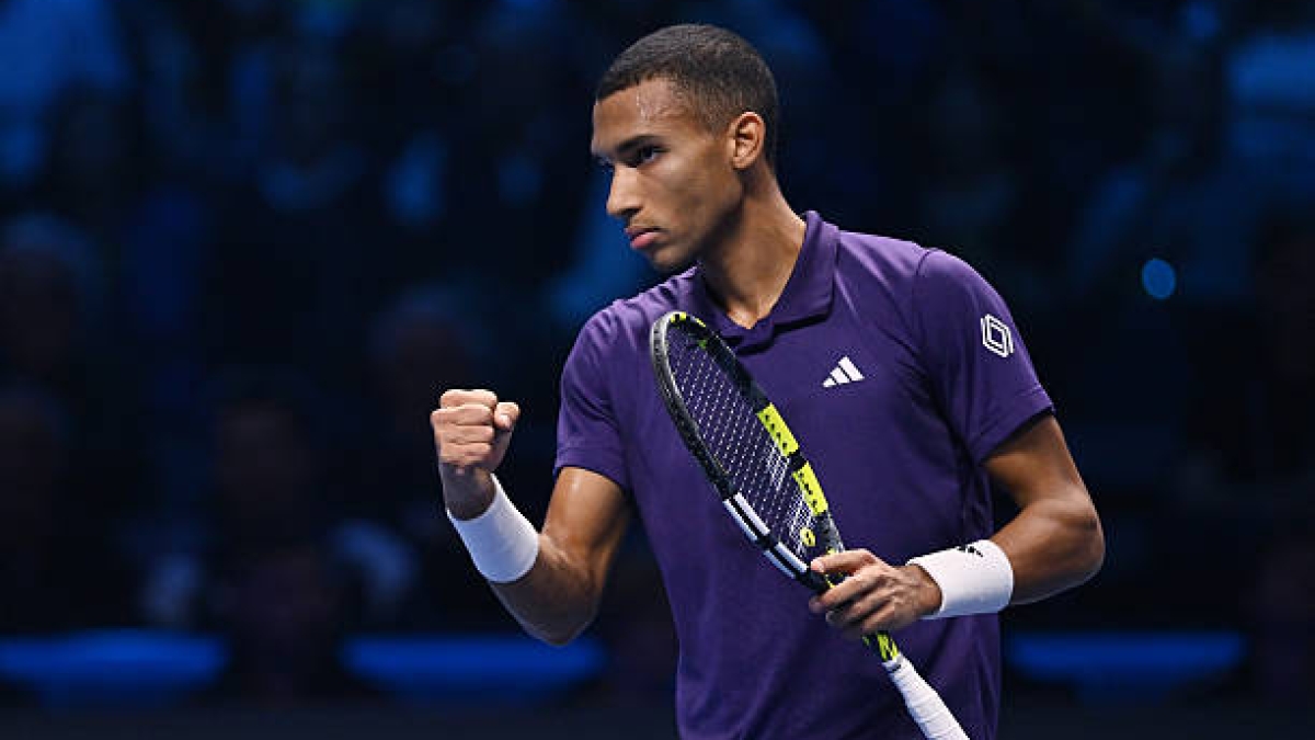 奥杰-阿里亚辛首次确保年终登顶前五。照片：Getty