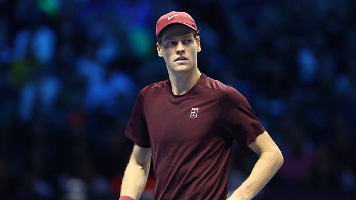 Jannik Sinner, music before matches. Photo: gettyimages