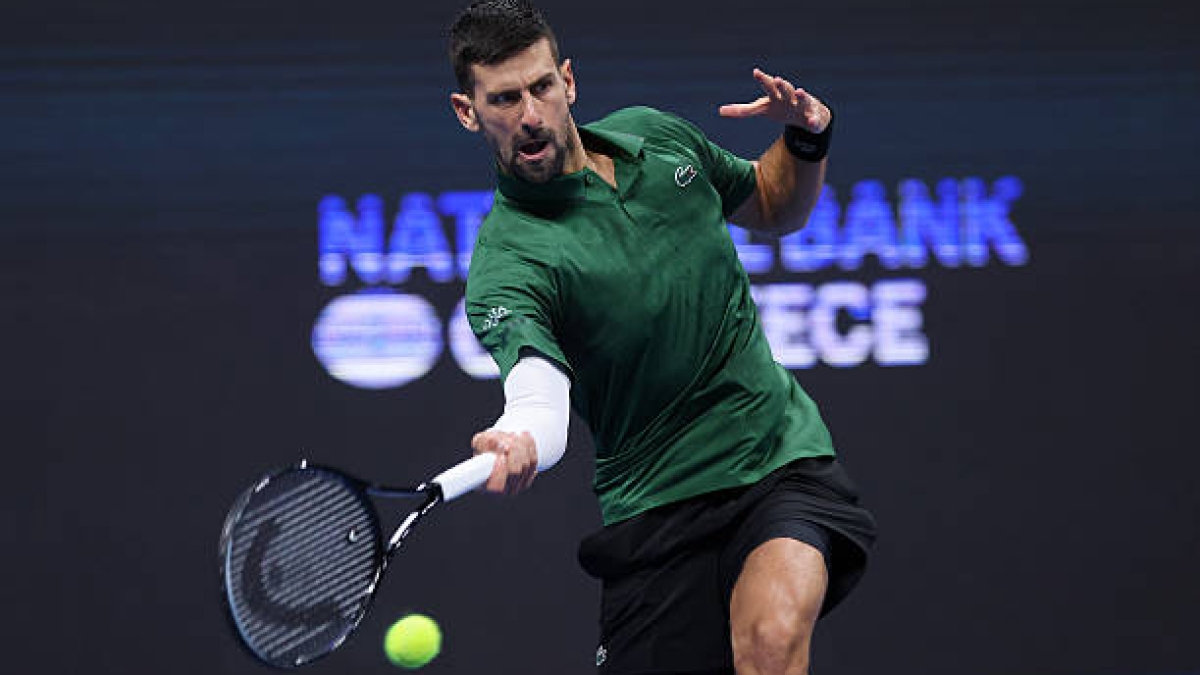 Djokovic supera Federer come giocatore con più titoli in campo duro. Foto: Getty