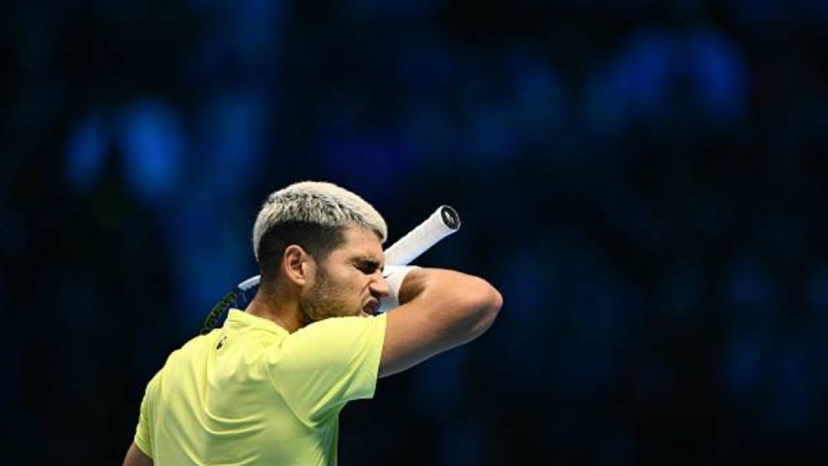 2025赛季ATP总决赛决赛：卡洛斯·阿尔卡拉斯。照片：盖蒂