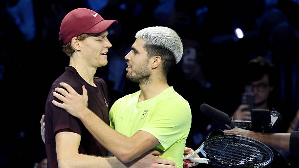 Sinner y Alcaraz, igualados en puntos. Foto: gettyimages
