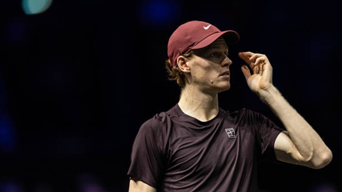 2025 年雅克·辛纳在劳力士 ATP 巴黎大师赛。照片：盖蒂